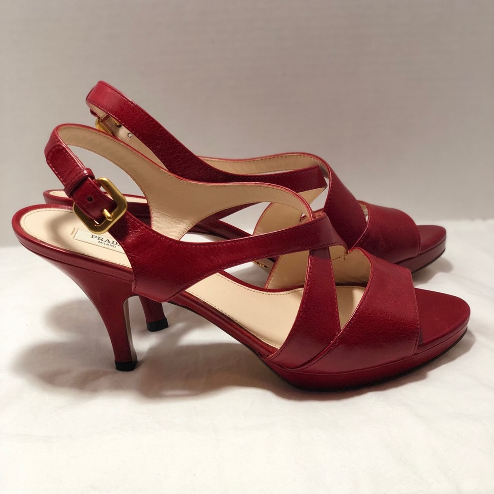 Ladies NEW Prada sandals Euro sz 42 FITS US 10 1/2
